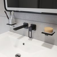 Смеситель для раковины Iddis Slide SLIBL00i65 Черный матовый — фото 3, Смесители для раковины