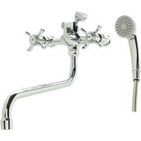 Смеситель для ванны Agger Retro-X  A1722200 универсальный Хром — фото 1, Смеситель для ванны