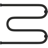 Водяной полотенцесушитель Сунержа М-образный+ 500х650 31-4007-5065 Черный матовый — фото 1, Водяные полотенцесушители