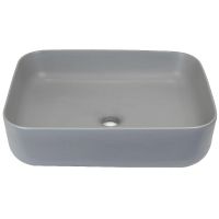 Раковина-чаша Bronze de Luxe Scandi 50 6127-GM Серая матовая — фото 1, Раковины накладные