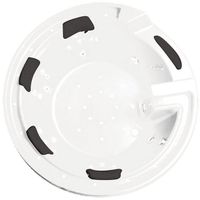 Акриловая ванна Gemy G9090 K White 190х190 с гидромассажем — фото 1, Акриловые ванны