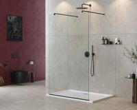 Душевая перегородка CEZARES LIBERTA-L-2-115-120-C-NERO — фото 1, Душевые перегородки