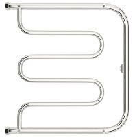 Водяной полотенцесушитель Сунержа Лира 600х600 2 полки Хром — фото 1, Водяные полотенцесушители