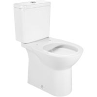 Товар: Унитаз компакт Roca Debba Round Rimless 34299P00Y без бачка и сиденья - фото 6 Унитаз компакт Roca Debba Round Rimless 34299P00Y без бачка и сиденья — фото 6, Унитазы