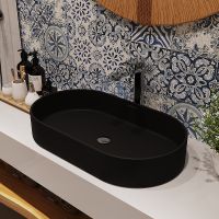 Раковина-чаша Aqueduto Espiral 60 ESP0240 Черная матовая — фото 2, Раковины накладные