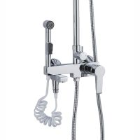 Душевая система Haiba Хром арт-HB2416 — фото 4, Душевые стойки