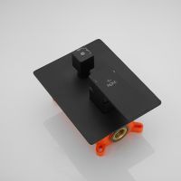 Душевая система Rose R28H R2835H Черная матовая — фото 18, Верхние души