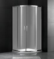 Душевой уголок Gemy Victoria 80х80 S30062M профиль Хром стекло матовое — фото 4, Душевые уголки