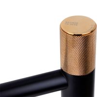 Смеситель для раковины Bronze de Luxe Avantgarde 2030MH Черный Розовое золото — фото 8, Смесители для раковины