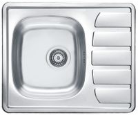 Мойка для кухни ZOOM 10 NAT-90-061X50 в комплекте с сифоном 1130550, — фото 1, Кухонные мойки