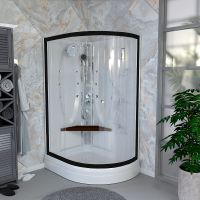 Душевая кабина Radomir Гранд 123x93 L 1-05-6-1-0-1160 без гидромассажа — фото 1, Душевые кабины