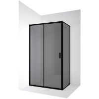 Душевой уголок Ambassador Forsa 100х80 17022216ABB-80ABB профиль Черный стекло тонированное — фото 1, Душевые уголки