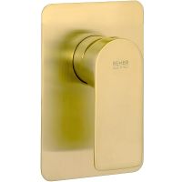 Смеситель для душа Remer Infinity I30KBBG Золото шлифованное — фото 1, Смеситель для душа