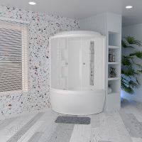 Товар: Душевой бокс Radomir Лаура К2 128x128 1-04-1-0-5-0870 с баней с гидромассажем - фото 3 Душевой бокс Radomir Лаура К2 128x128 1-04-1-0-5-0870 с баней с гидромассажем — фото 3, Душевые боксы