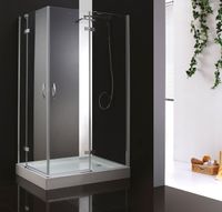 Душевой уголок CEZARES BERGAMO-W-AH-2-120/100-C-Cr-R — фото 1, Прямоугольные душевые уголки