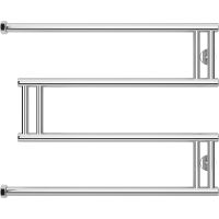 Водяной полотенцесушитель Сунержа High-Tech+ M 500x650 00-4050-5065 Хром — фото 1, Водяные полотенцесушители