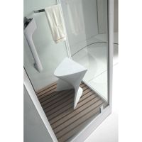 Душевая кабина Orans 150x100 L 89102lw с баней профиль Белый задние стенки Белые — фото 12, Душевые кабины