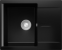 Кухонная мойка Polygran GALS-620 (№316 Космос) — фото 1, Кухонные мойки