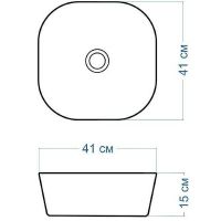 Товар: Раковина-чаша Maretti Florenza 41 FL13NS27-844 Белая - фото 3 Раковина-чаша Maretti Florenza 41 FL13NS27-844 Белая — фото 3, Раковины накладные