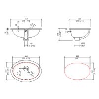 Товар: Раковина Devon&Devon White 46 RALILY460 Белая - фото 2 Раковина Devon&Devon White 46 RALILY460 Белая — фото 2, Раковины