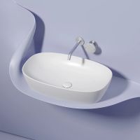 Раковина-чаша Ceramicanova Element 60 CN6049MW Белая матовая — фото 16, Раковины накладные