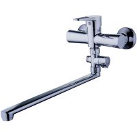 Смеситель для ванны G-Lauf NUD6-A045 универсальный Хром — фото 1, Смеситель для ванны