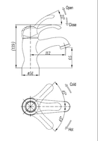 Товар: Смеситель для раковины с донным клапаном CEZARES LIRA-M-LS1-02 - фото 2 Смеситель для раковины с донным клапаном CEZARES LIRA-M-LS1-02 — фото 2, Аксессуары для раковины
