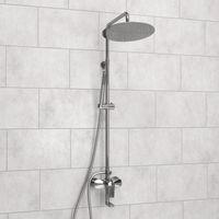 A166.116.137.087.CH Душевой комплект со смесителем — фото 1, Душевые стойки