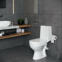 Унитаз компакт Aringa Рио AR01004WH с бачком и сиденьем Микролифт — фото 3, Напольные унитазы