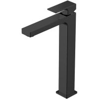 Смеситель для раковины Gattoni Kubik 2584/25NO Черный матовый — фото 1, Смесители для раковины