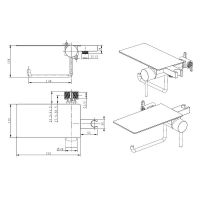 Гигиенический душ со смесителем Bronze de Luxe Scandi 708BR Бронза — фото 2, Гигиенические души