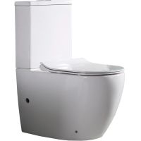 Унитаз компакт CeramaLux NS-2176 с бачком и сиденьем Микролифт — фото 1, Напольные унитазы