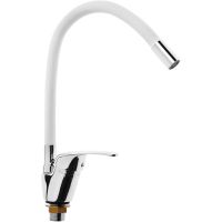 Смеситель для кухни Сантаком StOmega 3398-3 Белый Хром — фото 4, Смесители для кухни