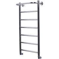 Водяной полотенцесушитель Comfysan Capri W-7 80x40 012762 с полкой Хром — фото 1, Водяные полотенцесушители