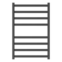 Полотенцесушитель электрический Point Меркурий PN83858B П8 500x800, диммер справа, черный — фото 1, Электрические полотенцесушители