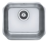 Мойка для кухни VARIANT 40 SAT-90 340X400X185 слив вдоль длинной стороны в комп. с сифоном 1130550, — фото 1, Кухонные мойки