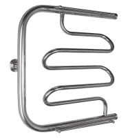 Водяной полотенцесушитель Energy Mix 600x600 EWTR00MIX0606000000 с полкой Хром — фото 5, Водяные полотенцесушители