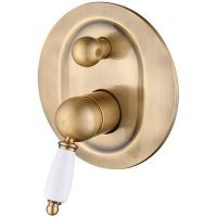 Смеситель для душа Caprigo Adria-Uno 02-551-vot Бронза — фото 1, Смеситель для душа