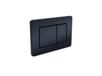 KDI-0000040 (003D) Панель смыва нержавеющая сталь, цвет Черный матовый (клавиши квадрат) — фото 1, Кнопки смыва