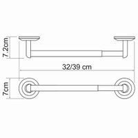 Аксесс Rhein K- Держатель д/бумажных полотенец (блистер), хром, WasserKRAFT арт-6222DO — фото 4, Прочие аксессуары и комплектующие
