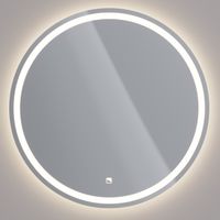 Товар: Зеркало LUNO , 60*60см, сенсорный выключатель, LED-подсветка, ф-ция антизапотевания - фото 8 Зеркало LUNO , 60*60см, сенсорный выключатель, LED-подсветка, ф-ция антизапотевания — фото 8, Зеркала в ванную комнату