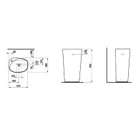 Товар: Раковина Laufen Palomba 42 8.1180.3.000.104.1 Белая - фото 2 Раковина Laufen Palomba 42 8.1180.3.000.104.1 Белая — фото 2, Раковины