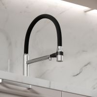 Смеситель для кухни Sancos Garda SC4009CH Хром Черный — фото 2, Смесители для кухни