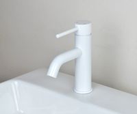 Смеситель для раковины Bronze de Luxe Scandi 1451W Белый глянцевый — фото 5, Смесители для раковины