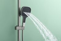 Душевая система Raglo R51.24.09 Графит матовый — фото 6, Душевые стойки