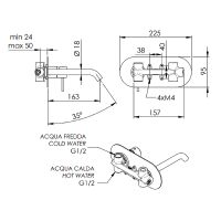 Товар: Смеситель для раковины Remer X-Style X15NO Черный матовый - фото 2 Смеситель для раковины Remer X-Style X15NO Черный матовый — фото 2, Смесители для раковины