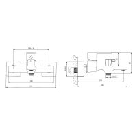 Товар: Смеситель для ванны Belz B613-3 B60613-3 Вороненая сталь - фото 2 Смеситель для ванны Belz B613-3 B60613-3 Вороненая сталь — фото 2, Для душа и ванны