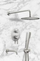 Душевая система Milacio Ultra MCU.150.SS Нержавеющая сталь — фото 9, Встраиваемые душевые комплекты