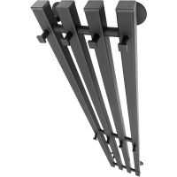 Электрический полотенцесушитель Маргроид Inaro профильный 1200x180 правый Чер арт-Inaro-12018-1081-9005R — фото 7, Электрические полотенцесушители