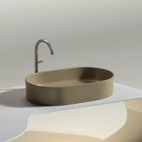 Раковина-чаша Ceramicanova Element 61 CN6048MC Капучино матовая — фото 8, Раковины накладные